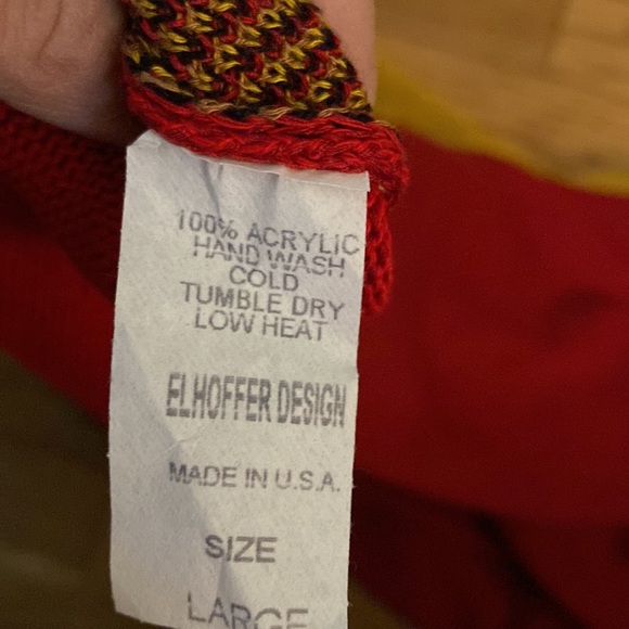 Elhoffer Harry Potter Lion Elhoffer sweater!  Gryffindor! Rare! Great condition! - Picture 2 of 6